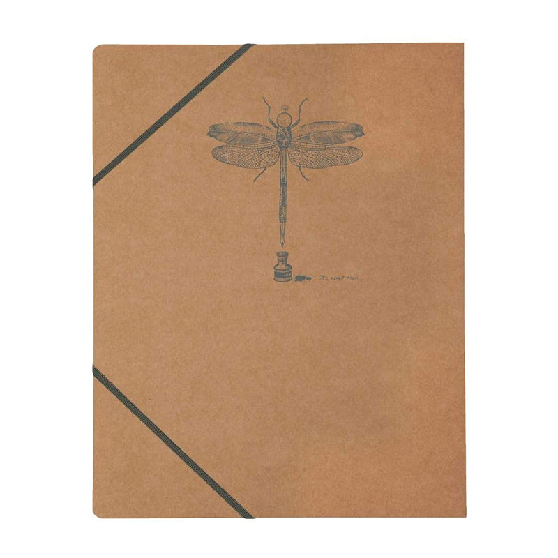 CLAIREFONTAINE Flying Spirit 3-Flap Elasticated Folder Kraft