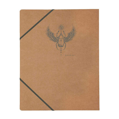 CLAIREFONTAINE Flying Spirit 3-Flap Elasticated Folder Kraft