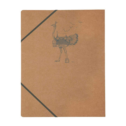 CLAIREFONTAINE Flying Spirit 3-Flap Elasticated Folder Kraft