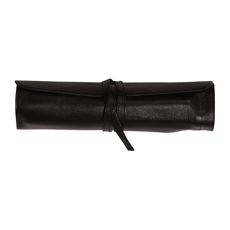 CLAIREFONTAINE Flying Spirit Leather Pencil Roll Black