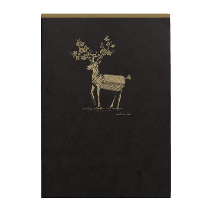 CLAIREFONTAINE Flying Spirit Notepad Clothbound A5 Lined Black