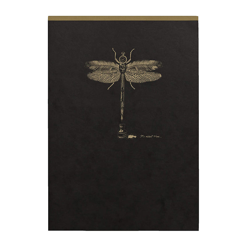 CLAIREFONTAINE Flying Spirit Notepad Clothbound A5 Lined Black