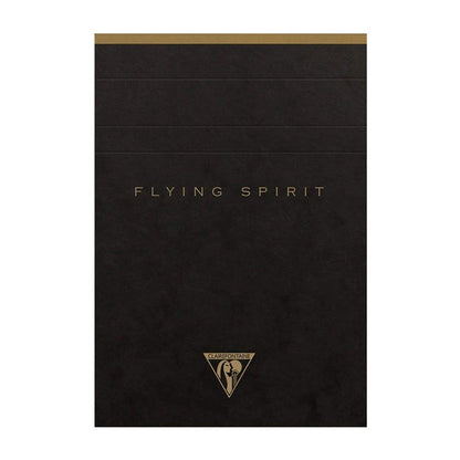 CLAIREFONTAINE Flying Spirit Notepad Clothbound A6 Lined Black