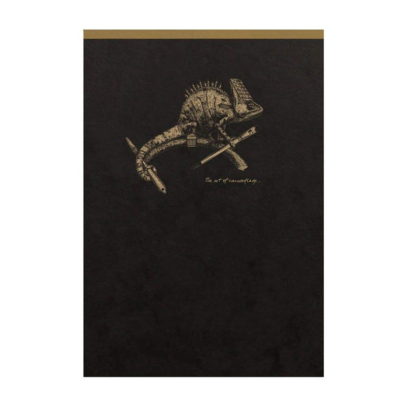 CLAIREFONTAINE Flying Spirit Notepad Clothbound A6 Lined Black