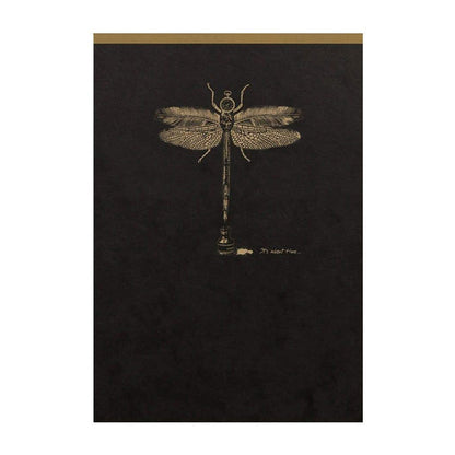 CLAIREFONTAINE Flying Spirit Notepad Clothbound A6 Lined Black