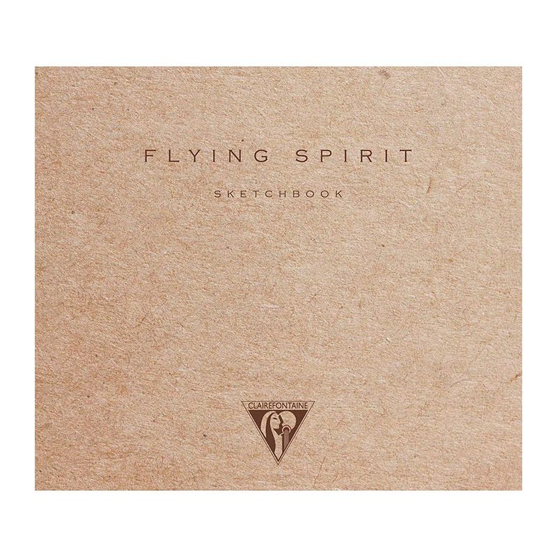 CLAIREFONTAINE Flying Spirit Sketchbook 15.5x15.5cm Kraft 50s