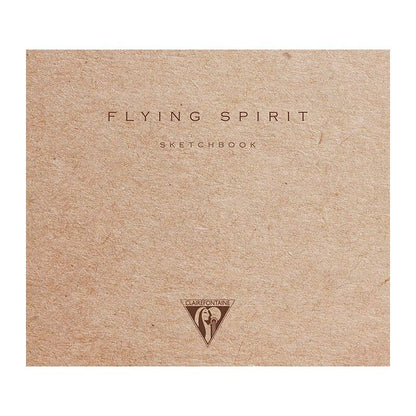 CLAIREFONTAINE Flying Spirit Sketchbook 15.5x15.5cm Kraft 50s