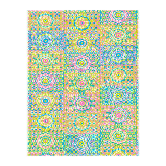 DECOPATCH Paper:Green 633 Mandala Print