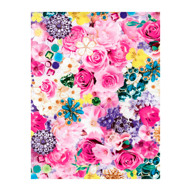 DECOPATCH Paper:Pink 639 Flowers & Jewels