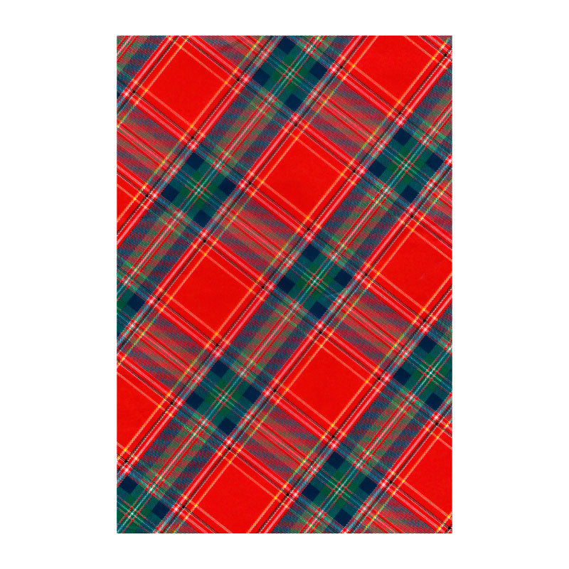 DECOPATCH Paper:Red 591 Tartan Print