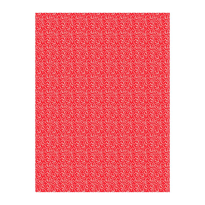 DECOPATCH Paper:Red 812 Dots-Cream