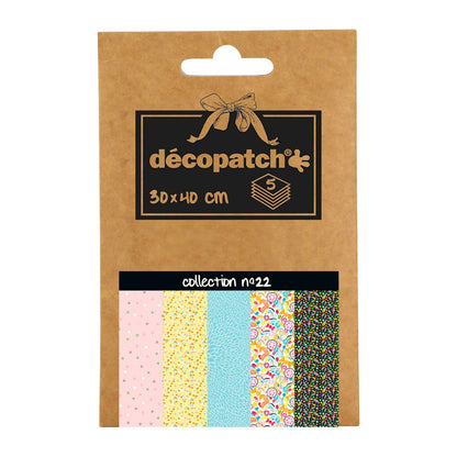 DECOPATCH Papers:Deco Pocket 5s 30x40cm No.22