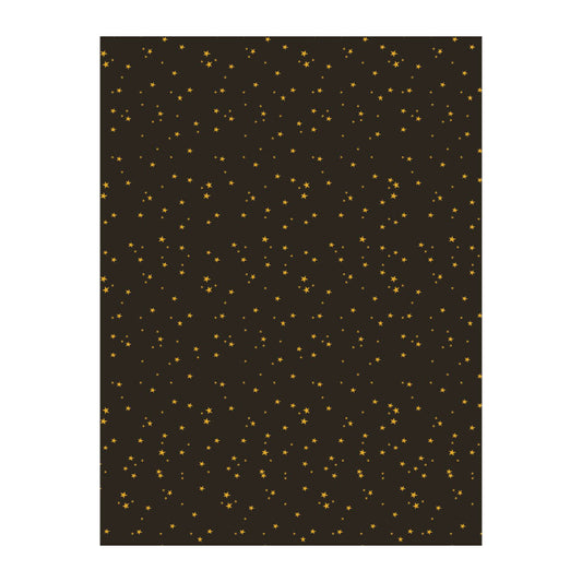 DECOPATCH Paper-Texture:Black & White 778 Gold Stars