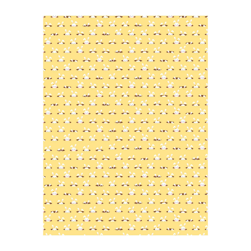 DECOPATCH Paper-Texture:Yellow & Orange 781 Rabbit