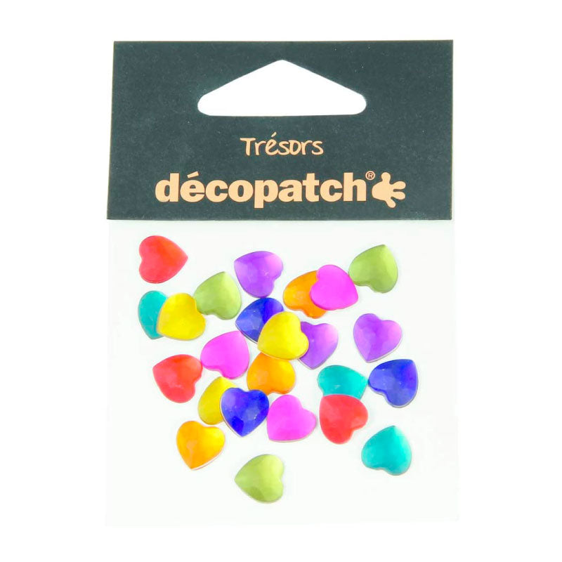 DECOPATCH:Accessories Hearts 1cm Flashy 24s