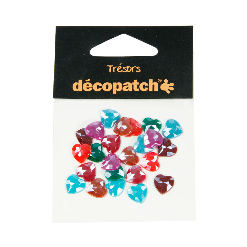 DECOPATCH:Accessories Hearts 1cm Pearl Flashy 24s