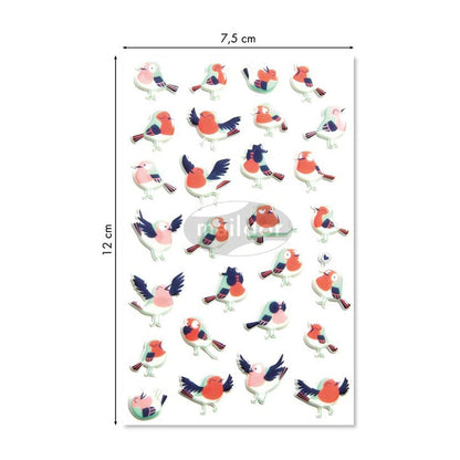 MAILDOR 3D Stickers Cooky Birds 1s