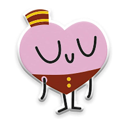 MAILDOR 3D Stickers Cooky Business Hearts 1s