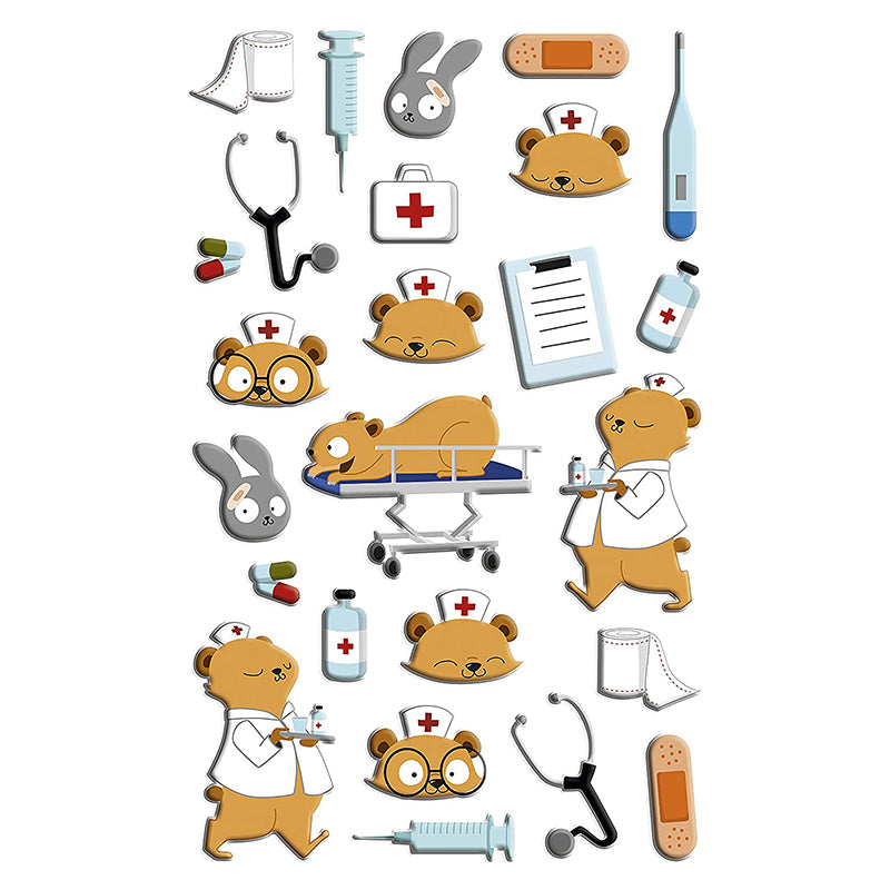 MAILDOR 3D Stickers Cooky Nurses 1s