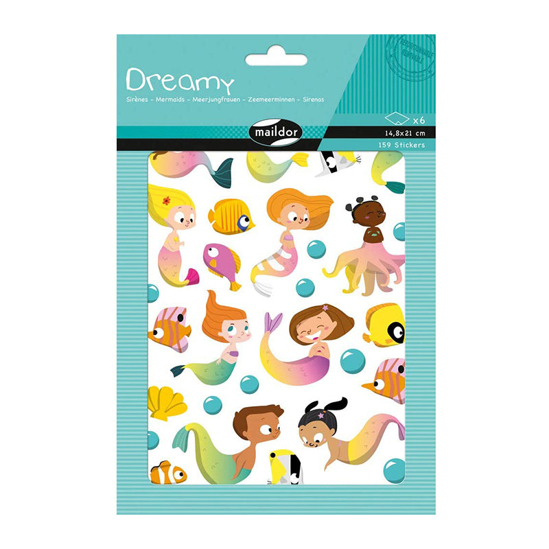 MAILDOR Deco Stickers Dreamy Mermaids 6s