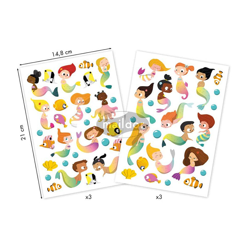 MAILDOR Deco Stickers Dreamy Mermaids 6s