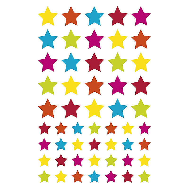 MAILDOR Geo Stickers Initial Multicolour Stars 4s