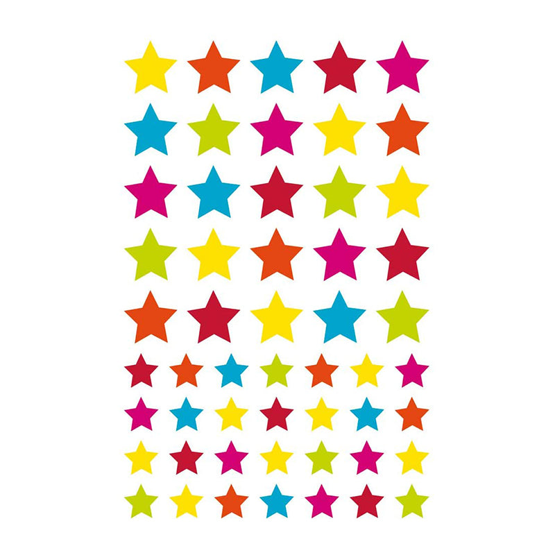 MAILDOR Geo Stickers Initial Multicolour Stars 4s