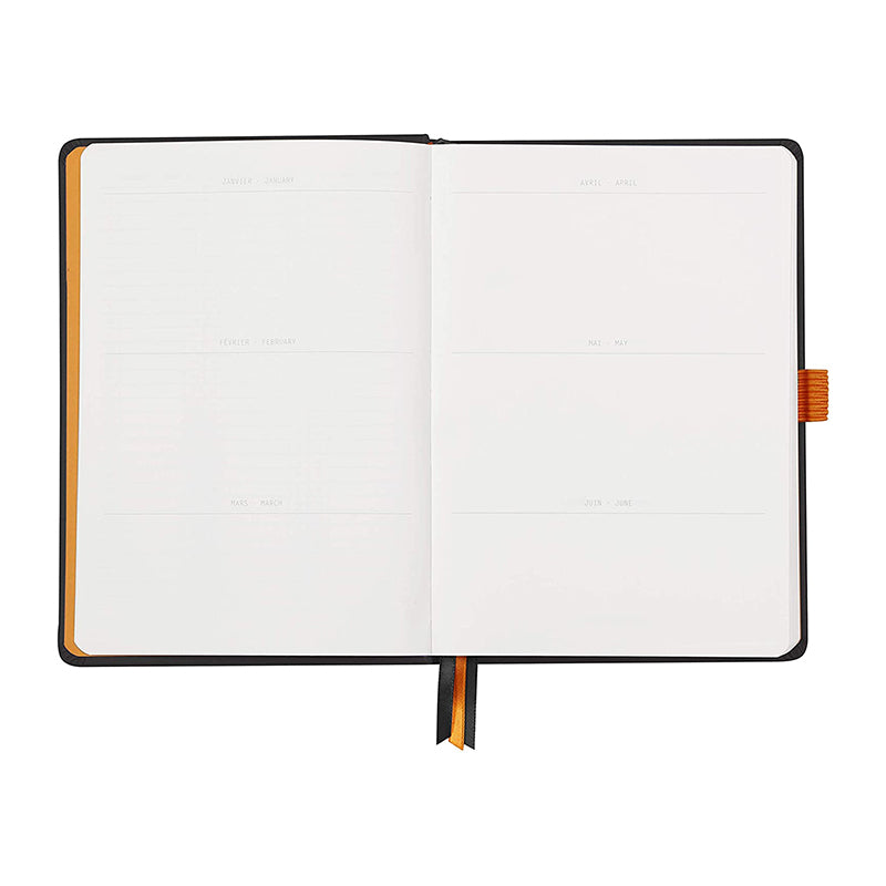 RHODIArama Goalbook HC White A5 Dot Black