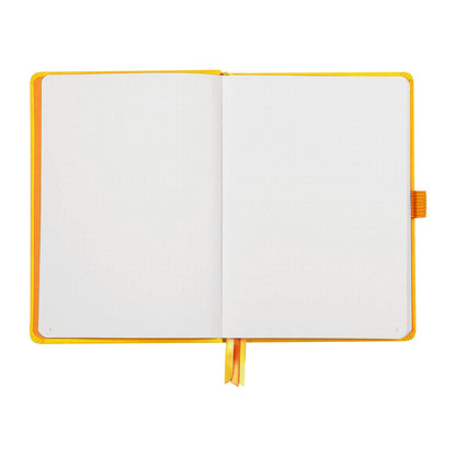 RHODIArama Goalbook HC White A5 Dot Daffodil Yello