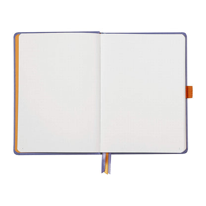 RHODIArama Goalbook Hardcover White A5 Dot Iris