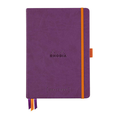 RHODIArama Goalbook HC White A5 Dot Purple