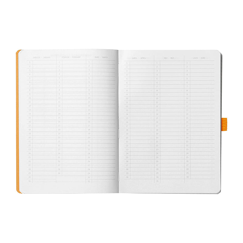 RHODIArama Goalbook A5 White Dot Soft-Assorted 16x