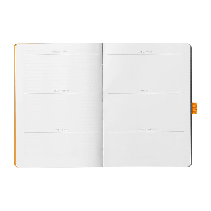 RHODIArama Goalbook A5 White Dot Soft-Assorted 16x