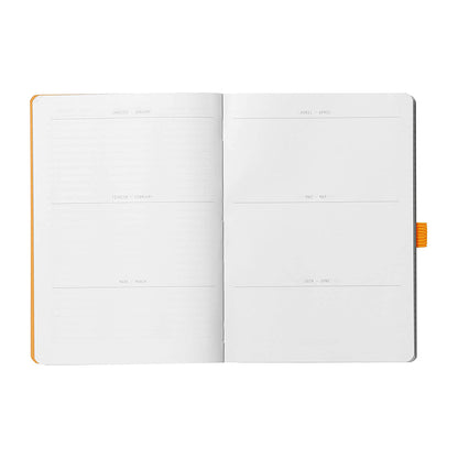 RHODIArama Goalbook A5 White Dot Soft-Assorted 16x