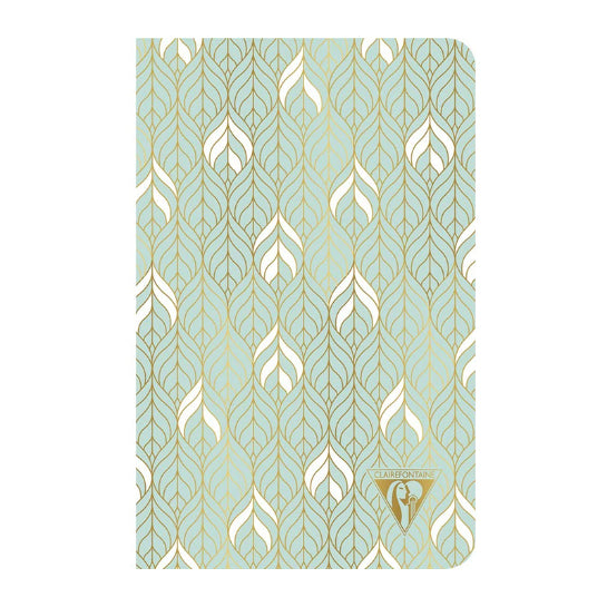 CLAIREFONTAINE Neo Deco 11x17cm Lined 48s Liana-Sea Green