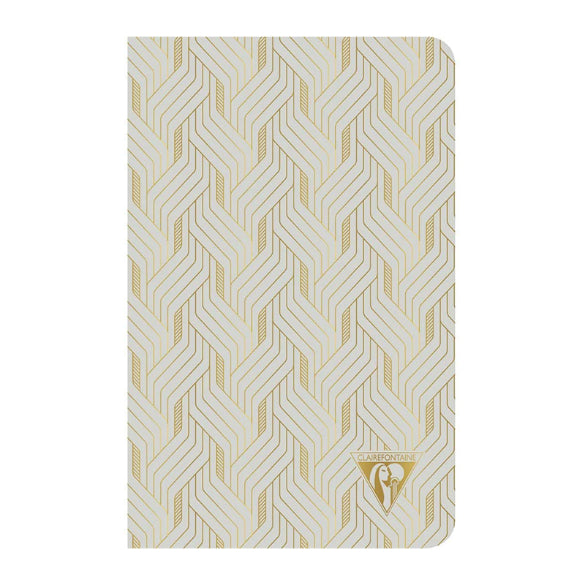 CLAIREFONTAINE Neo Deco 11x17cm Lined 48s Mirage-Pearl Grey