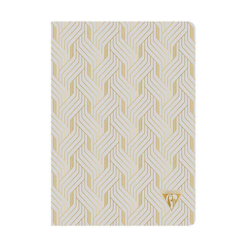 CLAIREFONTAINE Neo Deco A5 Lined 48s Mirage-Pearl Grey