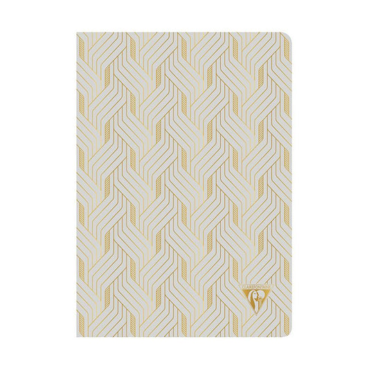 CLAIREFONTAINE Neo Deco A5 Lined 48s Mirage-Pearl Grey