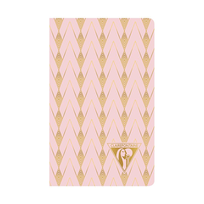 CLAIREFONTAINE Neo Deco 7.5x12cm Lined 24s Zenith-Powder Pink