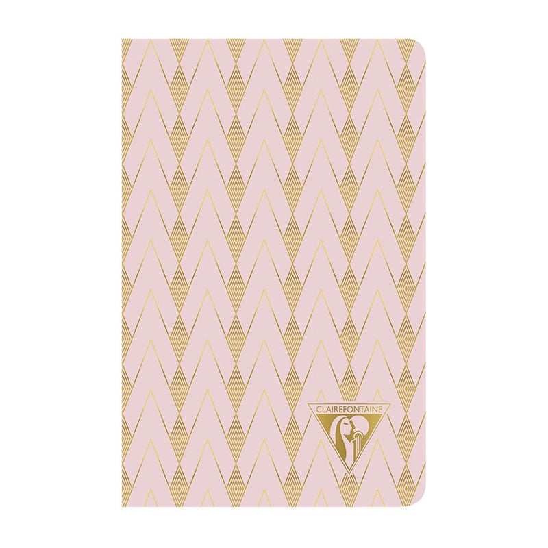 CLAIREFONTAINE Neo Deco 9x14cm Lined 48s Zenith-Powder Pink