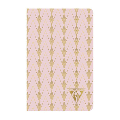 CLAIREFONTAINE Neo Deco 9x14cm Lined 48s Zenith-Powder Pink