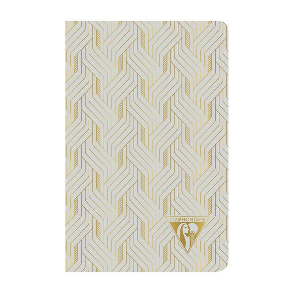 CLAIREFONTAINE Neo Deco 9x14cm Lined 48s Mirage-Pearl Grey