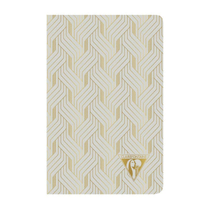 CLAIREFONTAINE Neo Deco 9x14cm Lined 48s Mirage-Pearl Grey