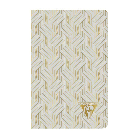 CLAIREFONTAINE Neo Deco 9x14cm Lined 48s Mirage-Pearl Grey