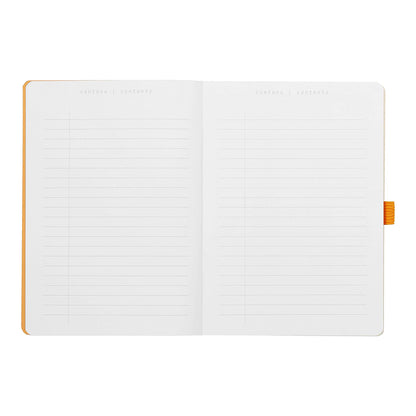 RHODIArama Goalbook A5 White Dot Soft-Black