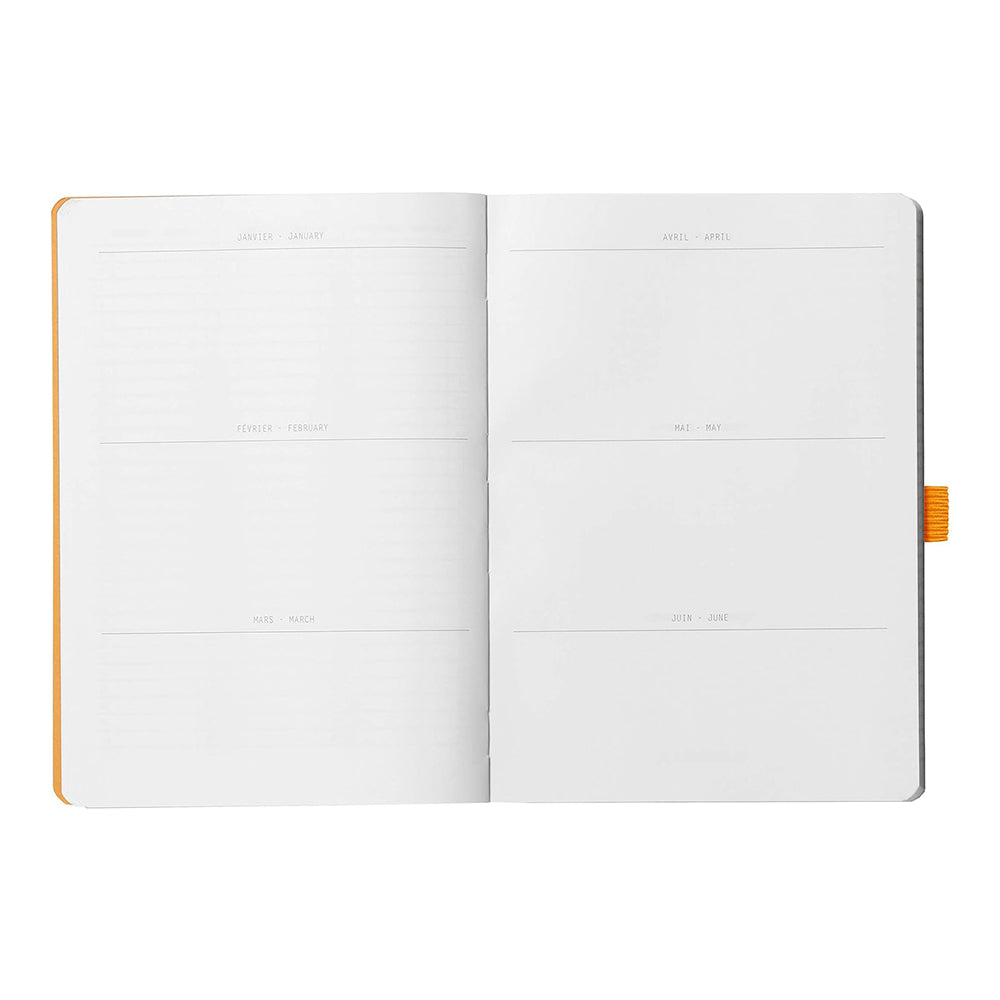 RHODIArama Goalbook A5 White Dot Soft-Black