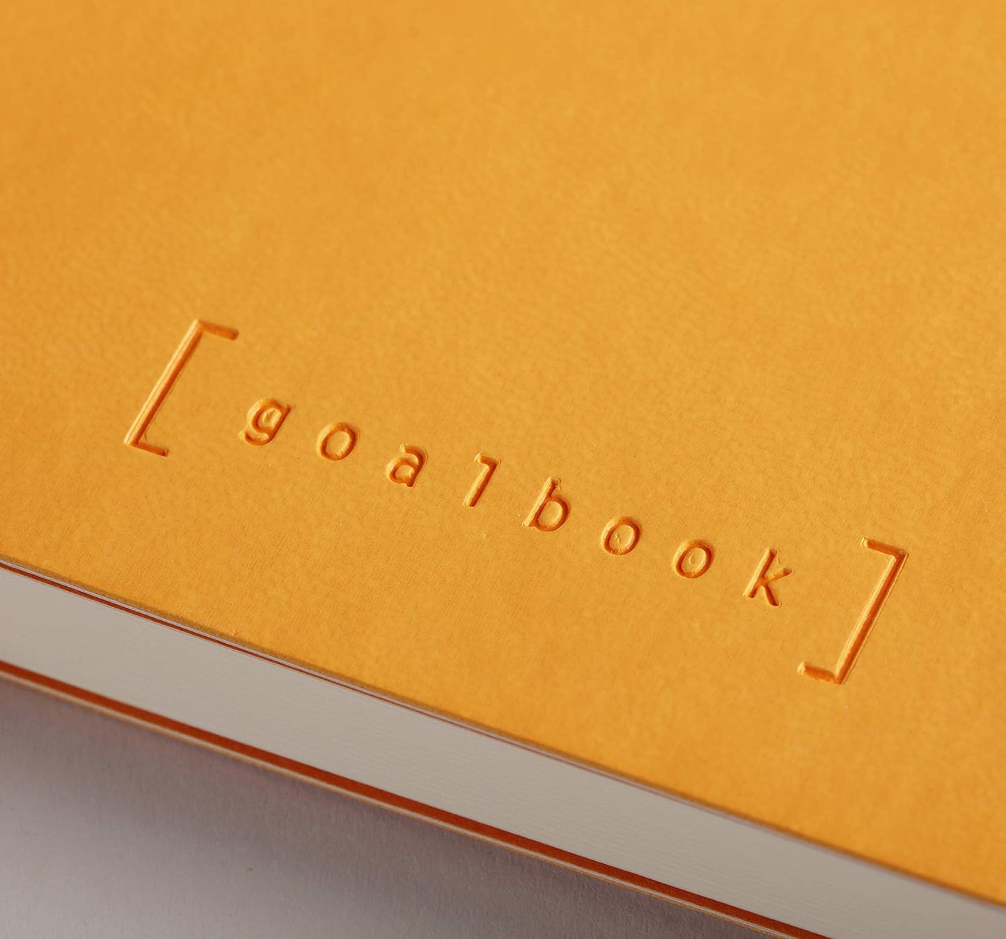 RHODIArama Goalbook A5 White Dot Soft-Orange