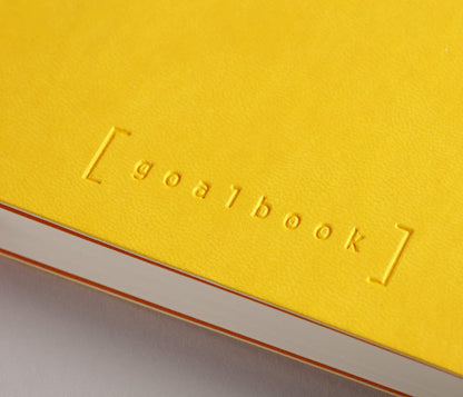 RHODIArama Goalbook A5 White Dot Soft-Daffodil Yellow