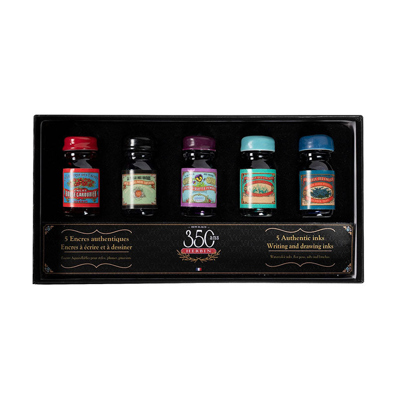 J.HERBIN 350th Anniversary Ink Collection 5x Bottles Default Title