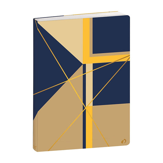 QUO VADIS Nova Notebook 15x21cm Ruled Navy Yellow Default Title